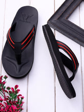Odessa Black-Red Slippers