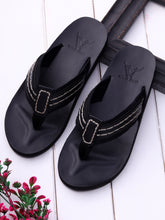 Tropez Black Slippers